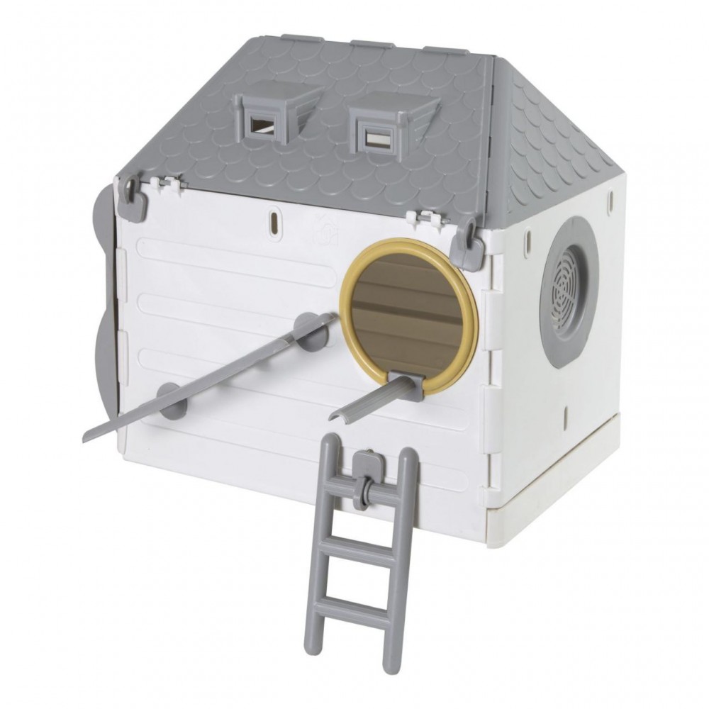 لانه عروس هلندی جاوا کلبه ای رنگ طوسی